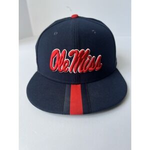 Men's Nike Navy Ole Miss Rebels Player True Snapback Hat One Size‎ Hotty Toddy